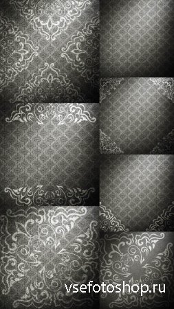 Black Textures with Ornaments JPG Files