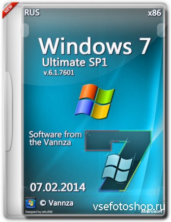 Windows 7 x86 Ultimate SP1 by Vannza (2014/RUS)
