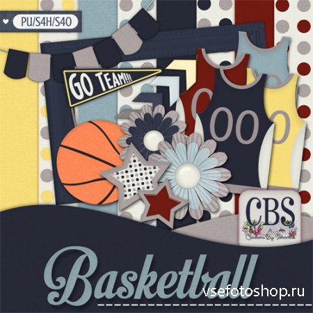 Scrap - Basketball PNG and JPG Files