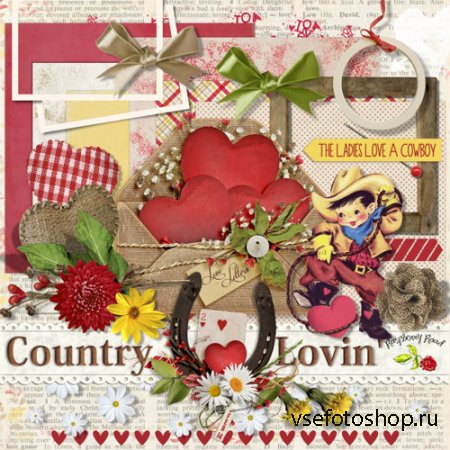 Scrap - Country Lovin' PNG and JPG Files