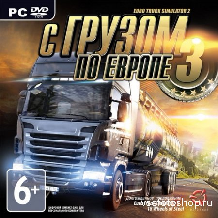 Euro Truck Simulator 2: Gold Bundle /     3 (v.1.8.2.5s +3 DLC)[TSM 4.5.9+Mod 4.5] (2012 /Rus/Multi34/Repack  xatab)