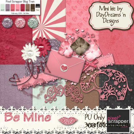 Be mine Kit JPG and PNG FIles