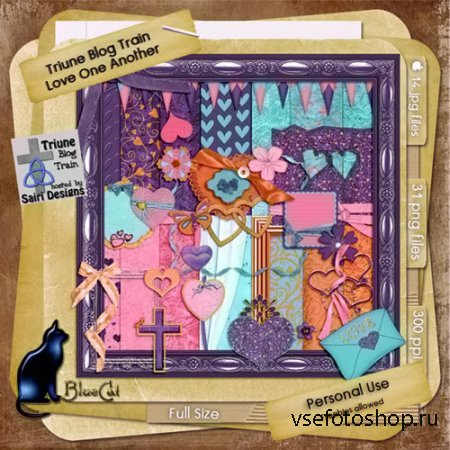Scrap - Love One Another Kit PNG and JPG