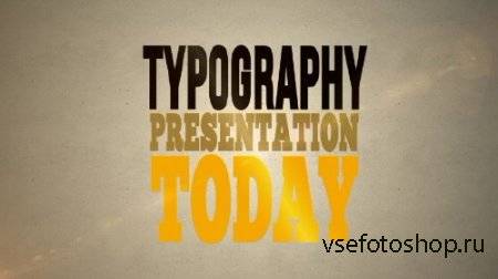 Typo-Graphical - Affter Effects Project