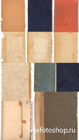17 Vintage Book Textures JPG Files