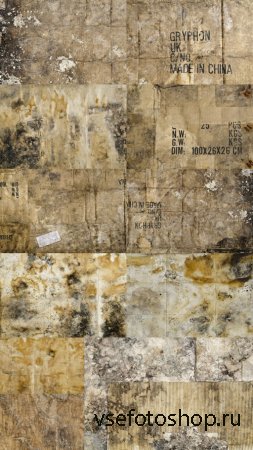 11 Old Dirty Cardboard Textures JPG Files