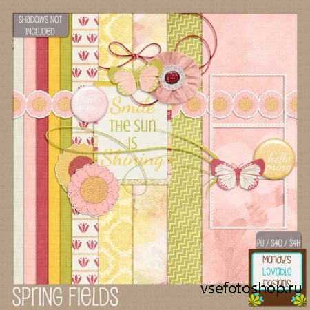 Scrap - Spring Fields PNG and JPG Files