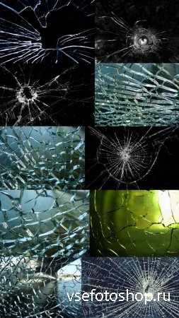 Broken glass texture Set 1 JPG Files