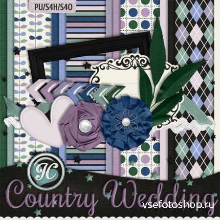 Country Wedding Kit PNG and JPG Files