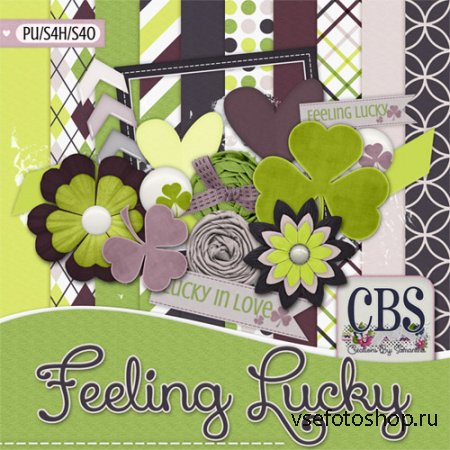 Scrap - Feeling Lucky PNG and JPG Files