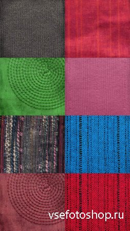 Crocheted Fabrics Textures JPG Files