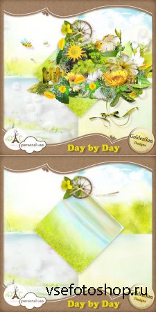 Scrap - Day by Day PNG and JPG Files
