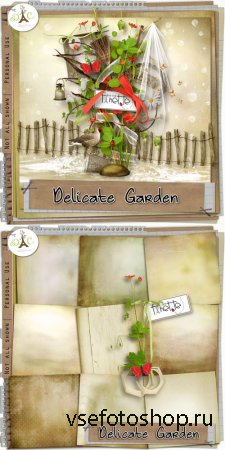 Scrap - Delicate Garden PNG and JPG Files