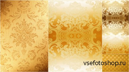 Gold Textures With Patterns JPG