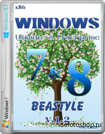 Windows 7 x86/8.1 x86 2014 BeaStyle v.1.2 (2014/RUS)