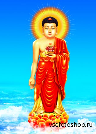 Amitabha Buddha Psd Layered Material