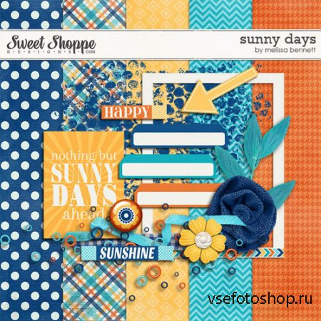 Scrap - Sunny Days PNG and JPG Files
