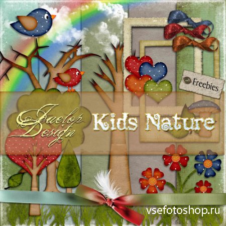 Kids Nature Kit PNG and JPG Files