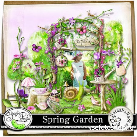 Spring Garden Kit JPG and PNG Files