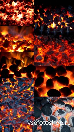 Burning Coal Textures JPG