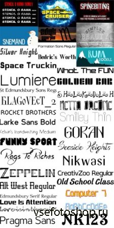   (  15) / Collection of fonts ( Part 15 ) 