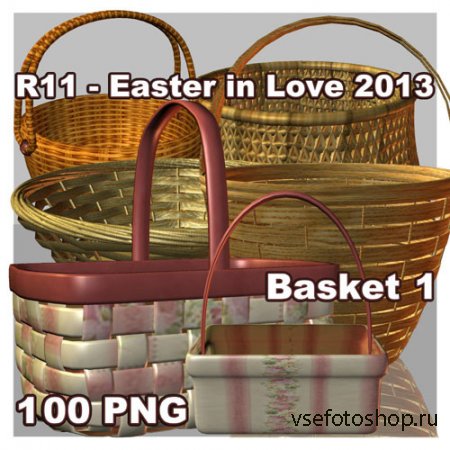 Easter in Love - Basket PNG Files