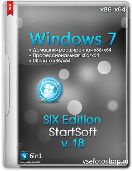 Windows 7 SP1 x86-x64 SIX Edition StartSoft v.18 v.18 x86-x64 SIX Edition StartSoft v.18 (RUS/2014)