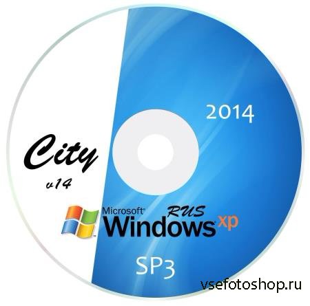 Windows Xp professional City SP3 v14 (2014/RUS/x86)