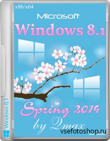 Windows 8.1 Professional x86/x64 Spring Update by Qmax (2 DVD/2014/RUS)