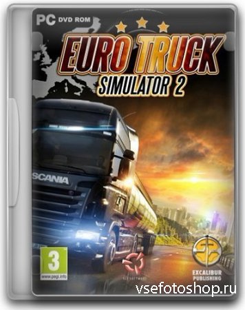 Euro Truck Simulator 2 [v.1.9.24.1s] (2012/PC/Rus|Eng|MULTi34) RePack by xa ...