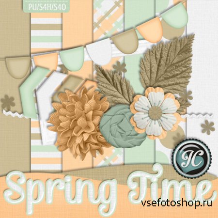 Spring Time Kit JPG and PNG Files