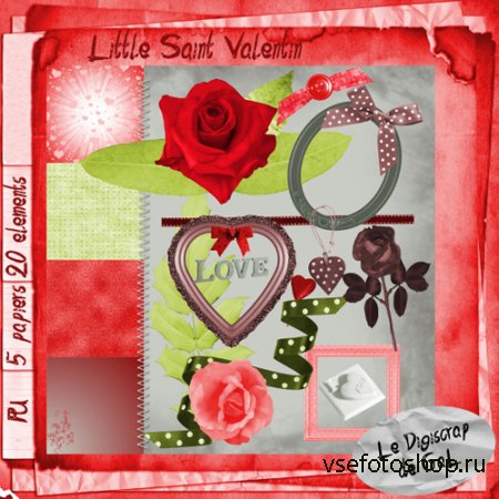 Scrap - Little Saint Valentin PNG and JPG