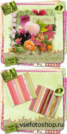 Scrap - Fruits or Candies PNG and JPG Files