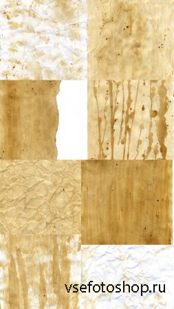 Grunge Stained Paper Textures