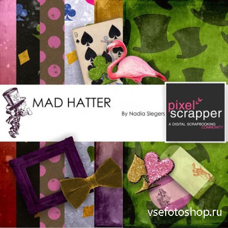 Scrap - Mad Hatter PNG and JPG