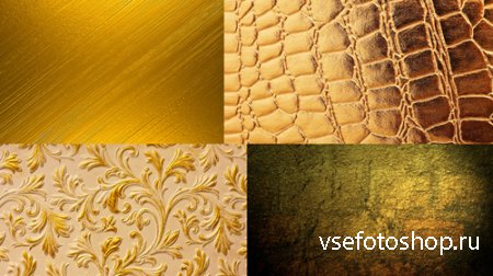 Gold Metal Plate Textures