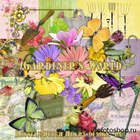 Scrap - Gardener's World PNG and JPG Files