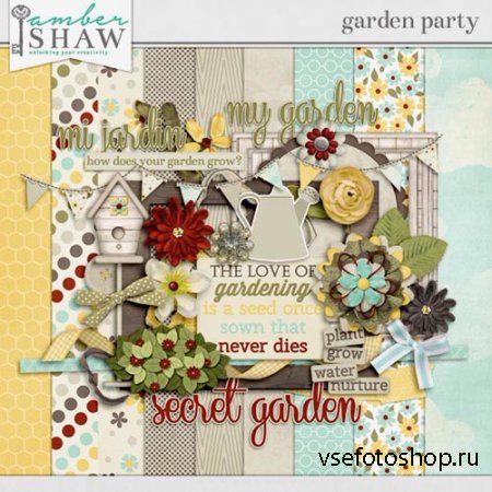 Scrap - Garden Party PNG and JPG