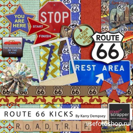 Scrap - Route 66 Kicks PNG and JPG