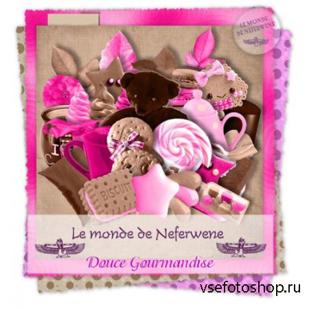Scrap - DOuce Gourmandise PNG and JPG
