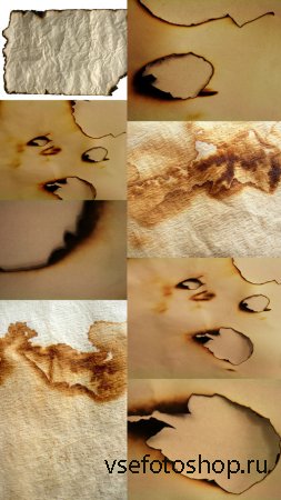 Burnt Paper Textures JPG