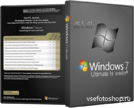 Windows 7 Ultimate SP1 x86x64 v.19.14 by zondey