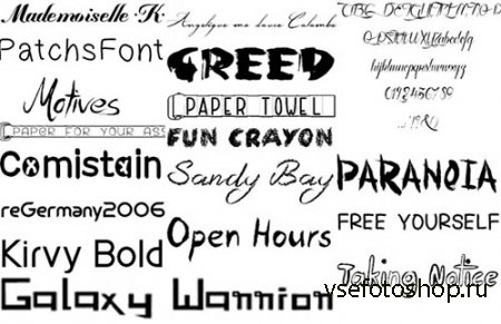   (  18) / Collection of fonts ( Part 18 )