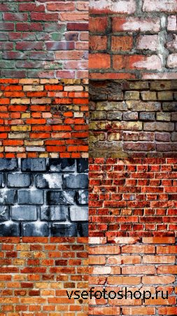 Set Textures Brick Wall JPG