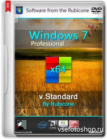 Windows 7 Professional x64 SP1 Standard by Rubicone (2014/RUS)