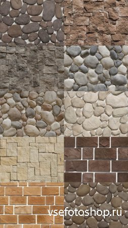 Seamless Stone Imitation Textures Set 5