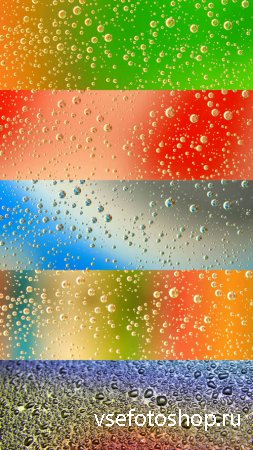 Bubbles on the Colorful Textures JPG Files