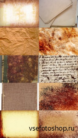 Collection of Images of Old Paper Textures