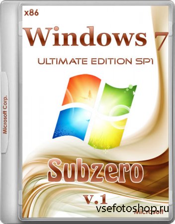 Windows 7 Ultimate Edition SP1 Subzero v.1 (x86/RUS/2014)