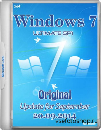 Windows 7 Ultimate With SP1 Original Update for September by 43 Region 20.0 ...